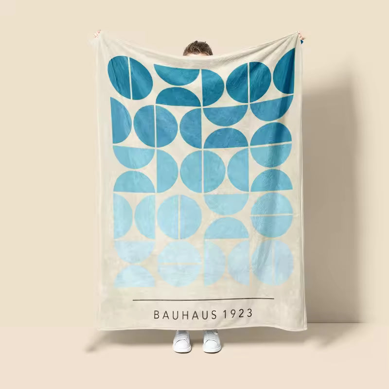 Morandi Botanical Abstract Sofa Throw Blanket