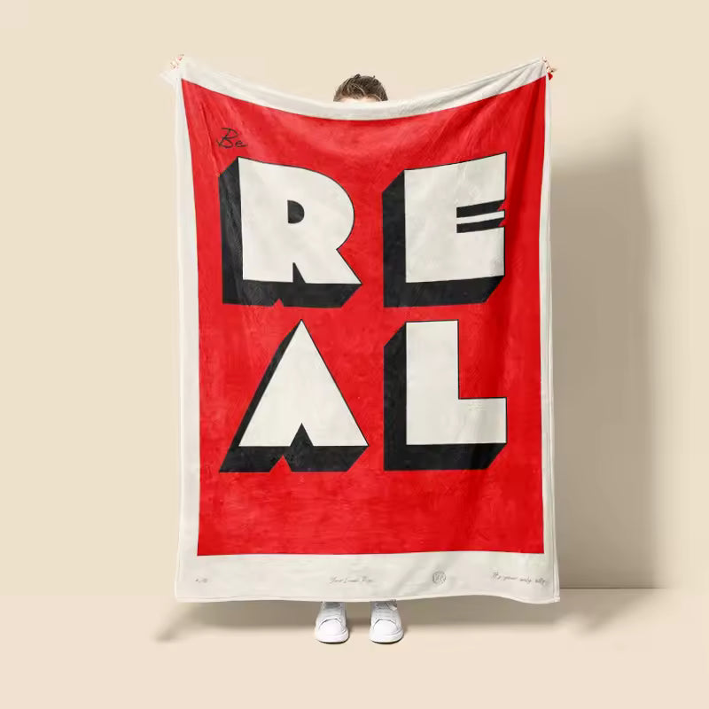 Morandi Botanical Abstract Sofa Throw Blanket