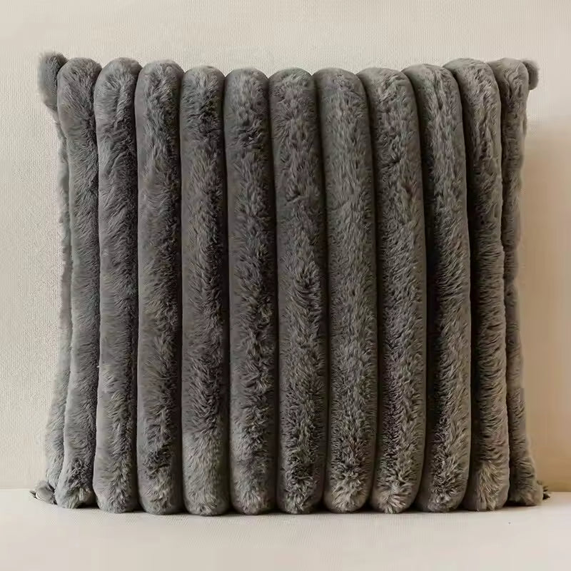 Striped Corduroy Decorative Pillow Cover