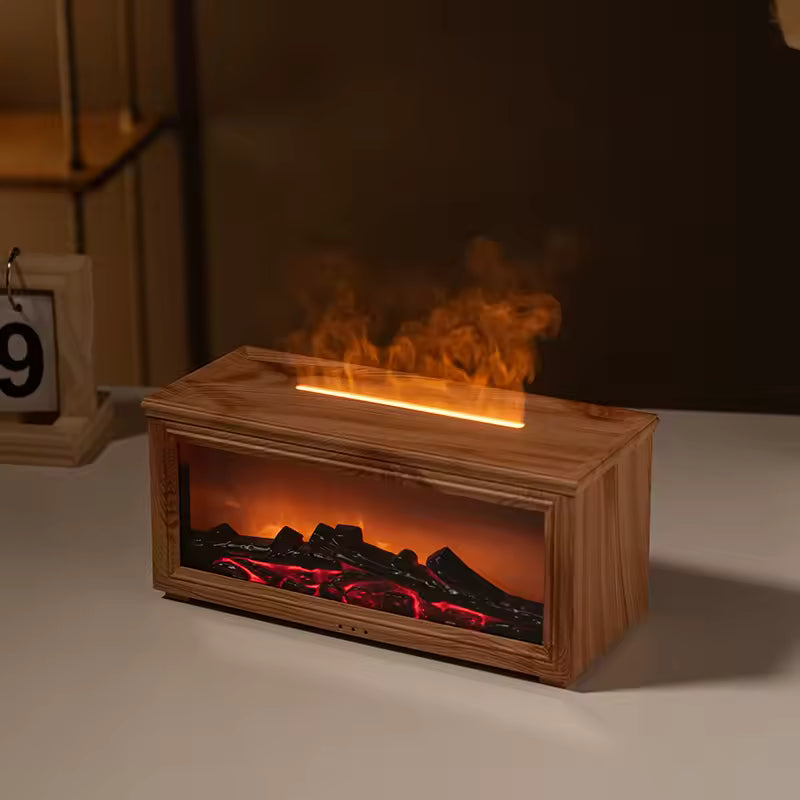 Fireplace Flame Aroma Diffuser Humidifier