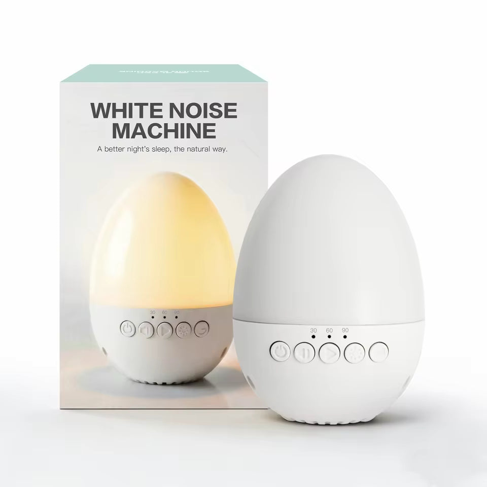 Baby White Noise Machine with Cry Detection & Night Light