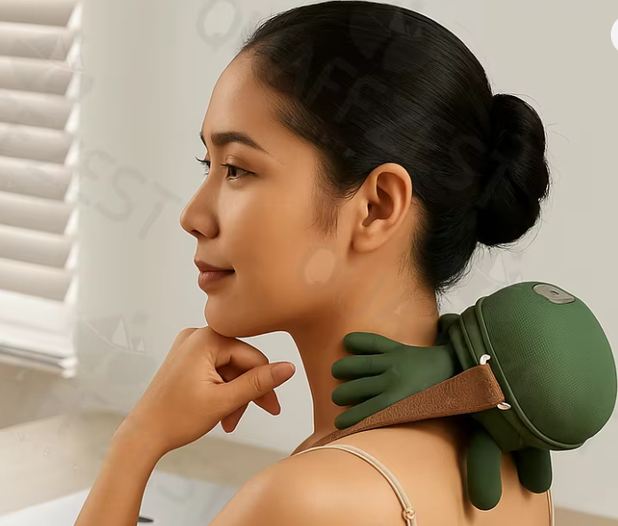 Viral 🔥 Wireless Neck & Shoulder Kneading Massager