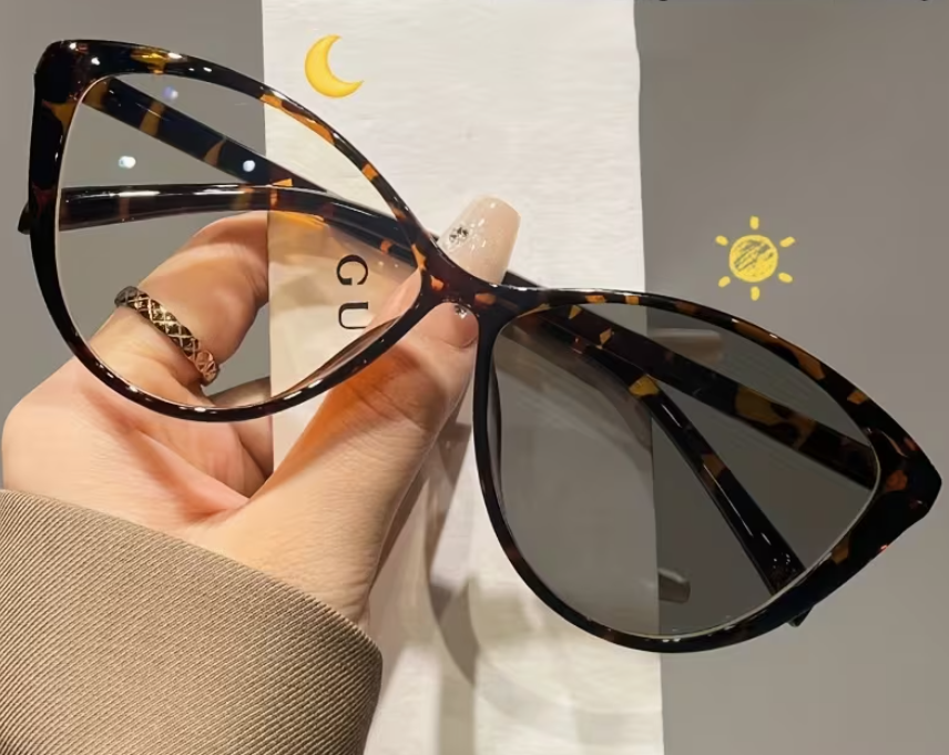 Color Changing Cat Eye Reading Glasses