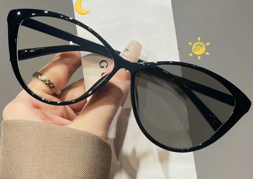 Color Changing Cat Eye Reading Glasses