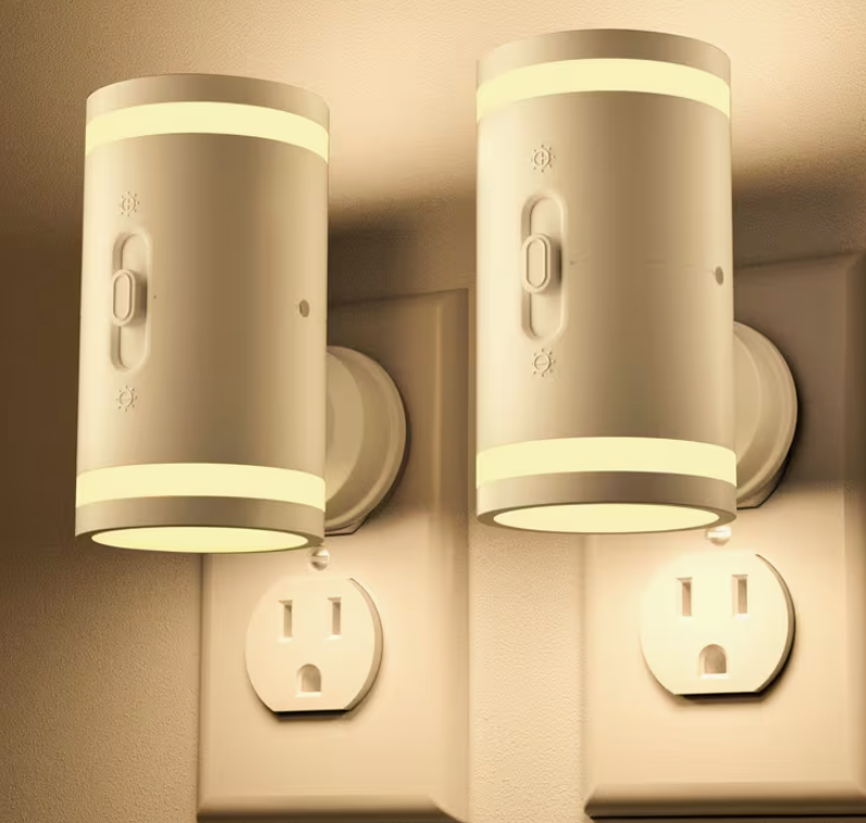 Plug In Dusk To Dawn LED Night Light Set 4 Pack