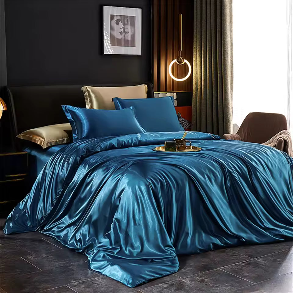 Luxury Satin Silk Bedding Set