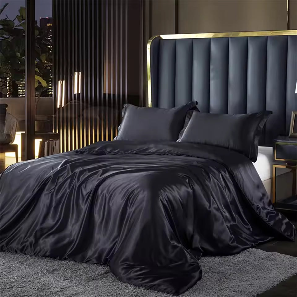 Luxury Satin Silk Bedding Set